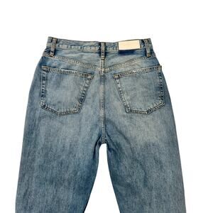 RE/DONE 70s Ultra High Rise Jeans Women’s 29 Raw Hem Mom Jeans
